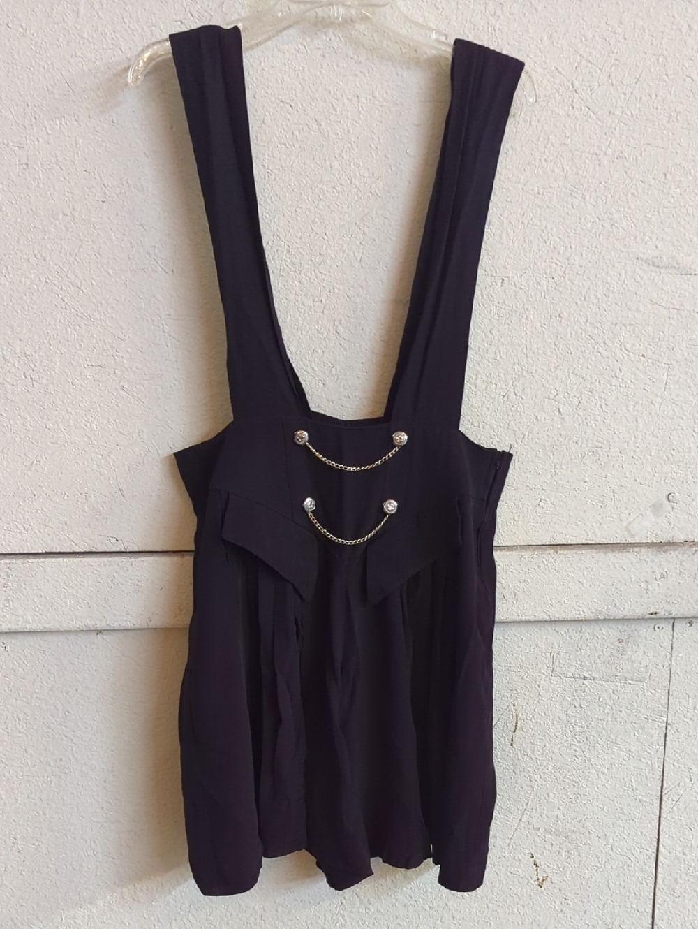 Vintage Shortoralls With Chain-Detail